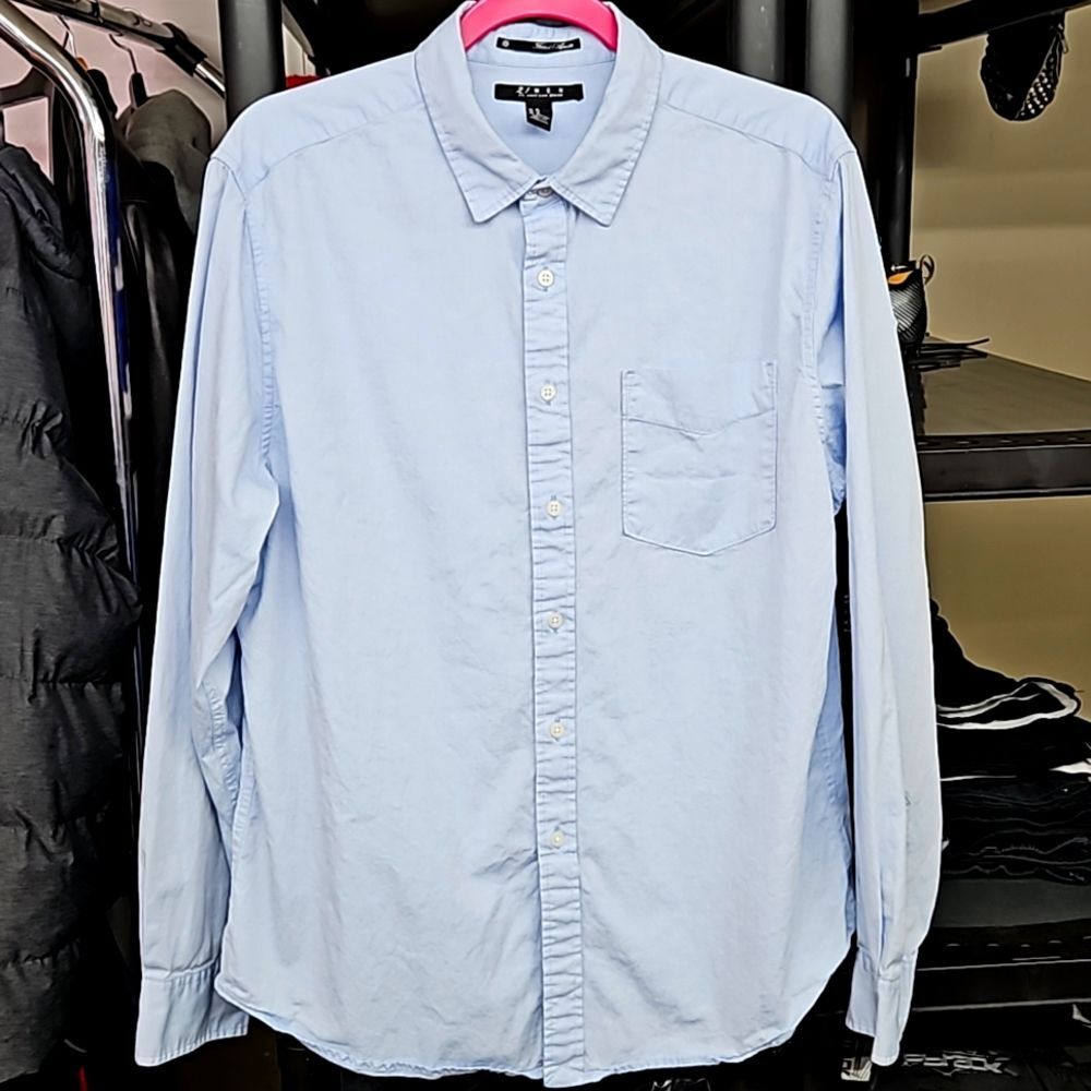 21 Men American Brand Men's long-sleeve Homecoming button up shirt XL
